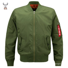 Hot Sale Custom satin  Coach Jacket Pilot Winter Jacket Men